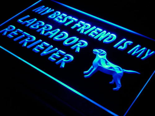 Best Friend Labrador Retriever Neon Light Sign